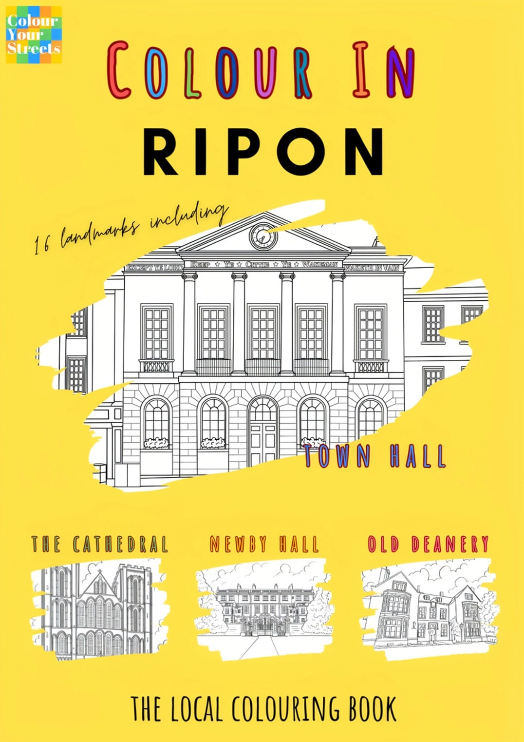 Colour in Ripon A4 Colouring Book - The Great Yorkshire Shop