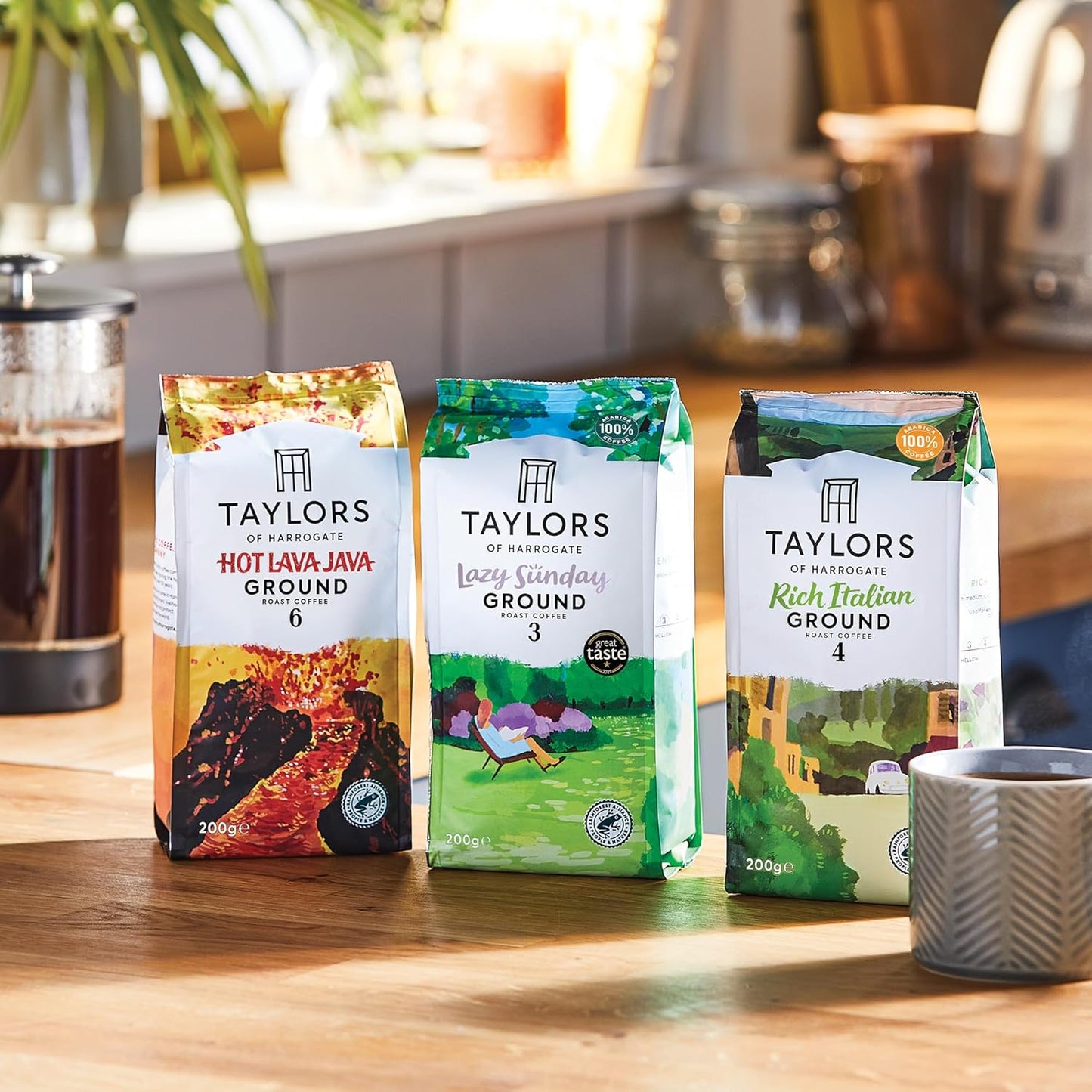 Lazy Sunday Light Roast Ground Coffee - The Great Yorkshire Shop
