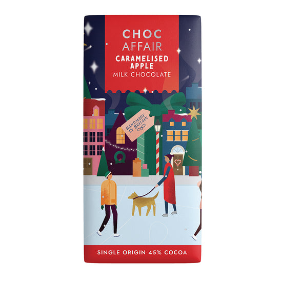 Caramelised Apple Milk Chocolate Bar - The Great Yorkshire Shop