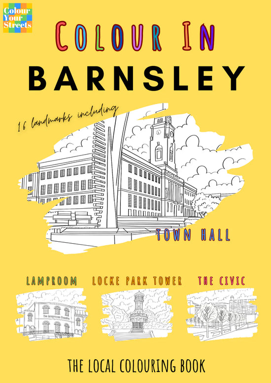 Colour in Barnsley A4 Colouring Book
