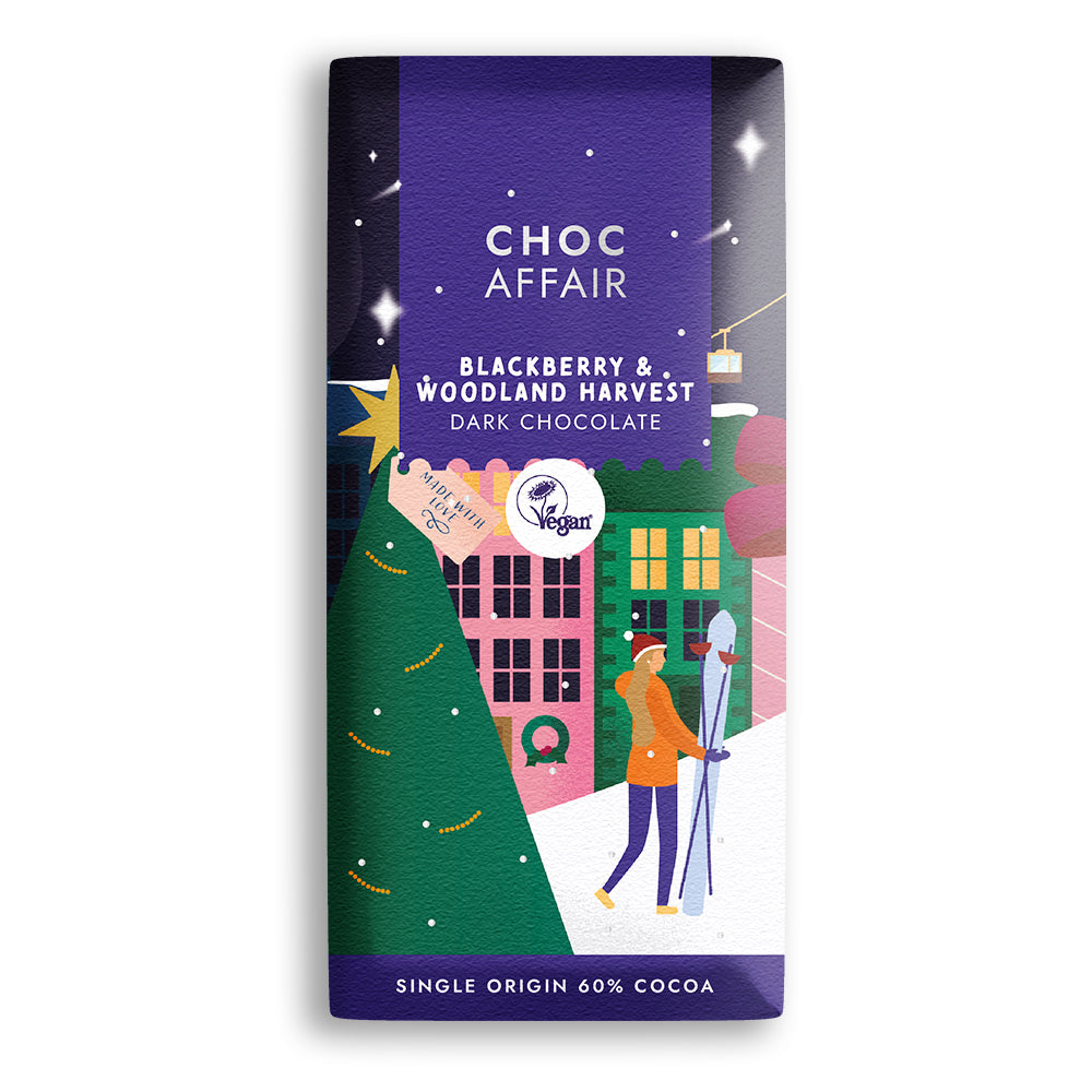 Blackberry & Woodland Harvest Dark Chocolate Bar - The Great Yorkshire Shop