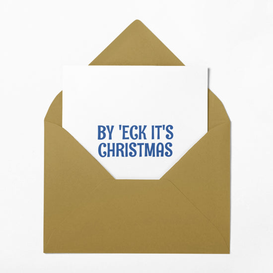 By 'Eck It's Christmas Greeting Card - The Great Yorkshire Shop