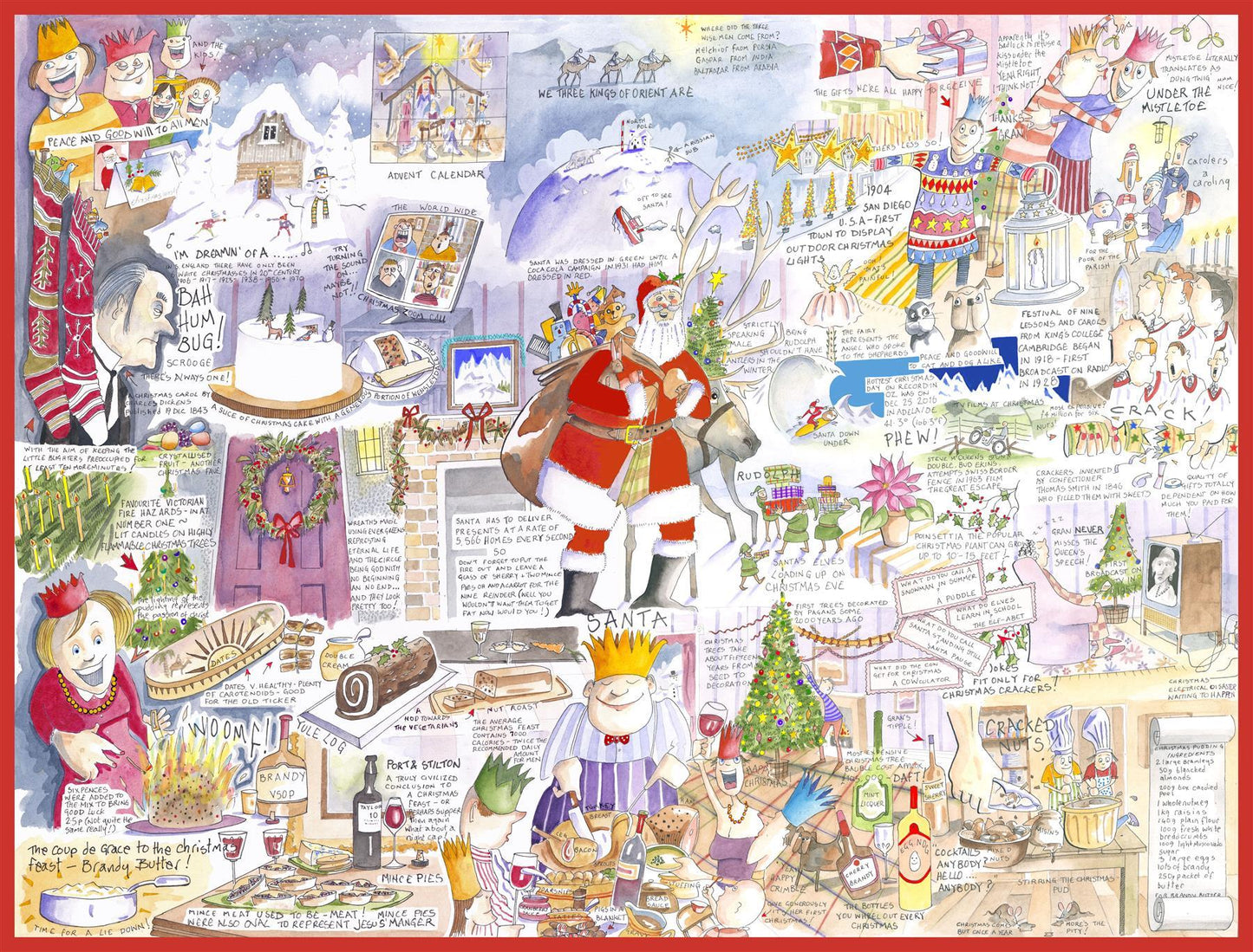 Christmas Tim Bulmer 1000 Piece Jigsaw Puzzle