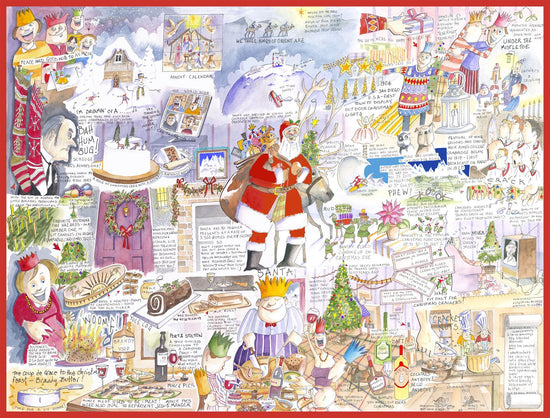 Christmas Tim Bulmer 1000 Piece Jigsaw Puzzle