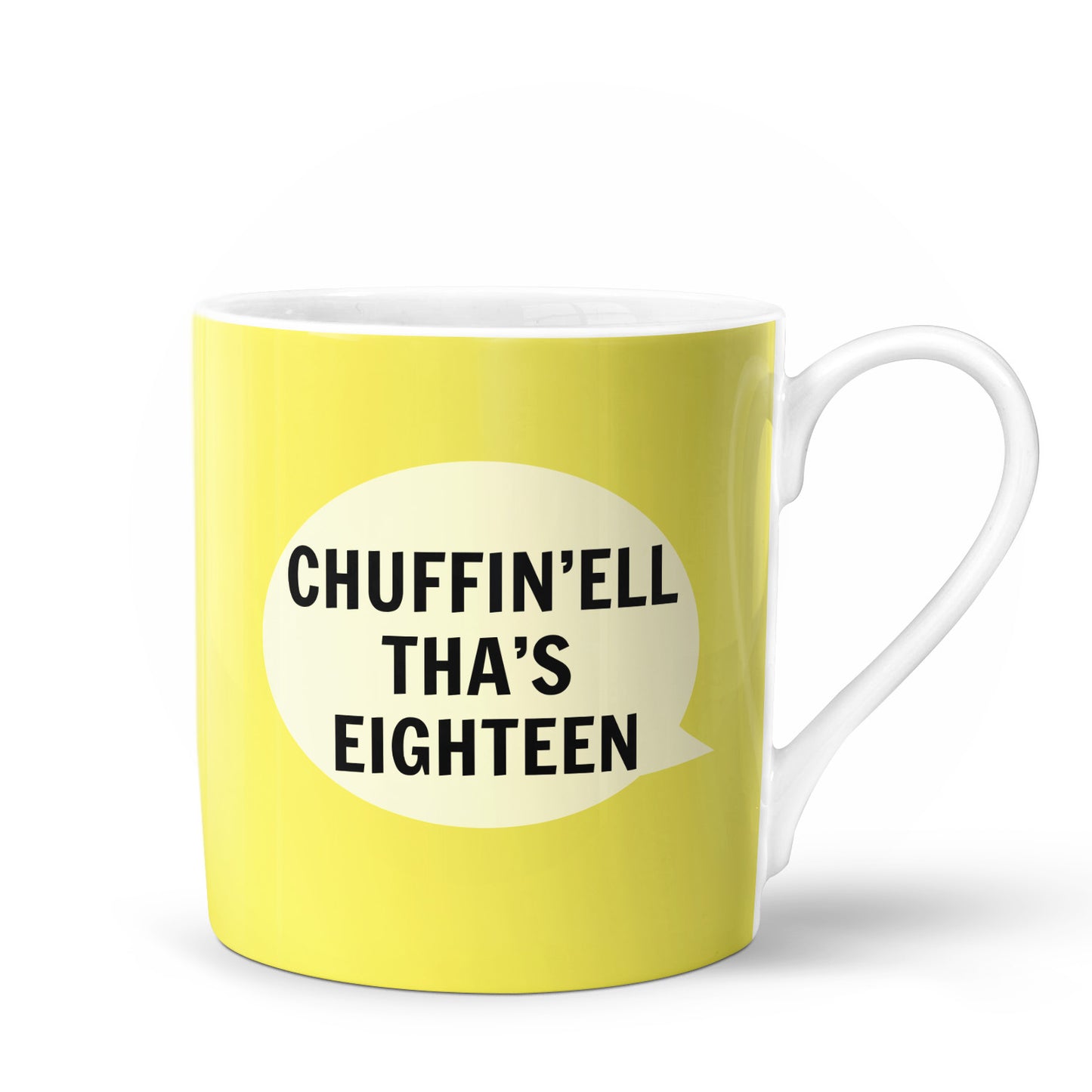 Chuffin'ell Tha's Eighteen Bone China Mug - The Great Yorkshire Shop