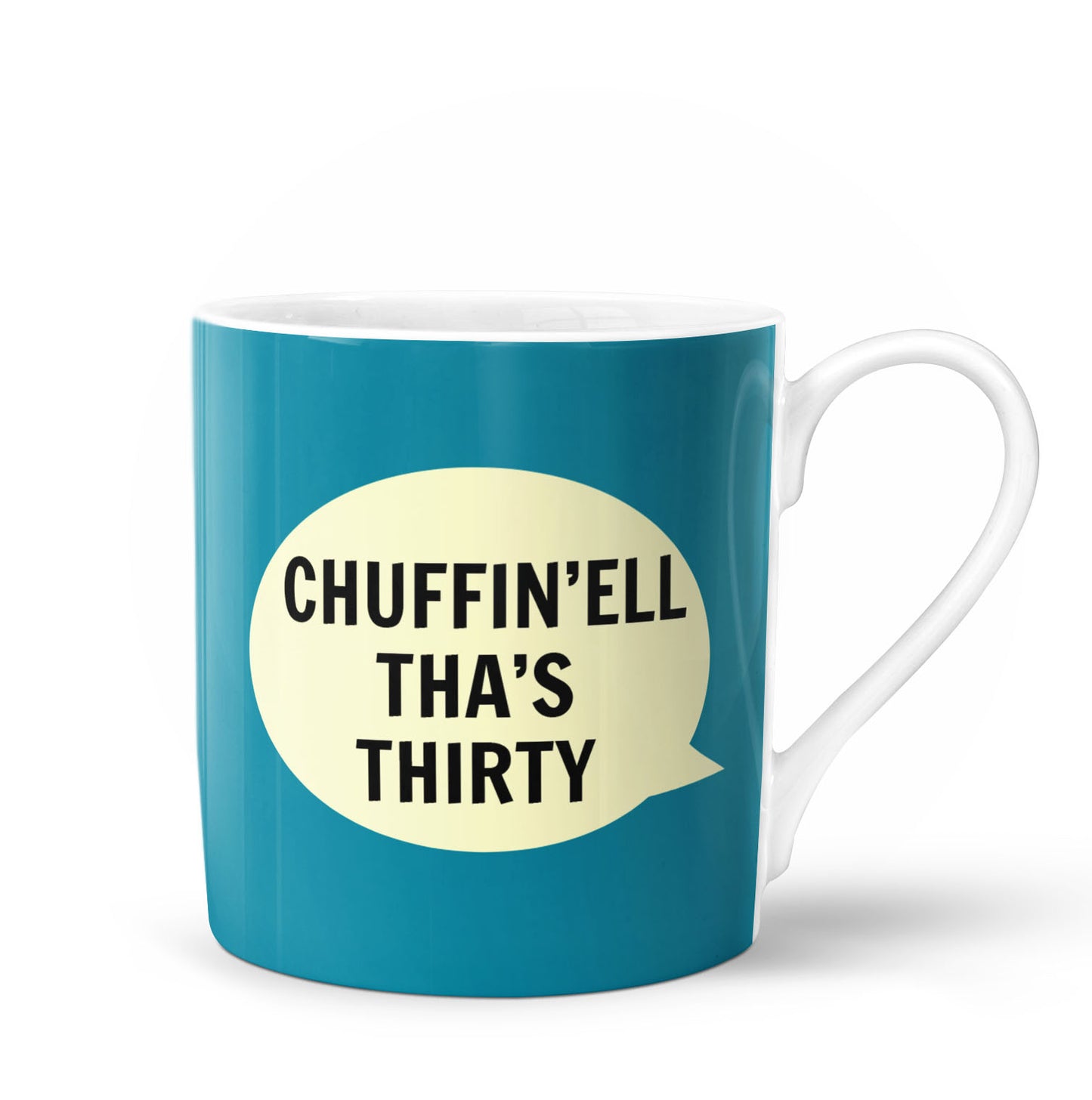 Chuffin'ell Tha's Thirty Bone China Mug - The Great Yorkshire Shop