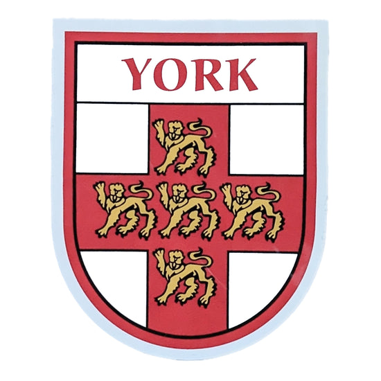 City of York Coat of Arms Sticker - The Great Yorkshire Shop