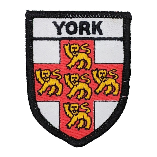 City of York Coat of Arms Embroidered Patch Badge - The Great Yorkshire Shop