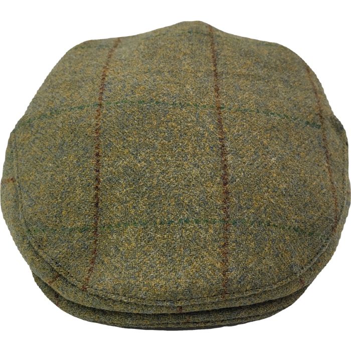 Classic Wool Check Flat Cap