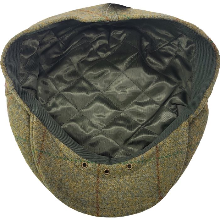 Classic Wool Check Flat Cap