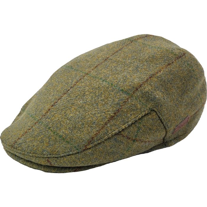 Classic Wool Check Flat Cap