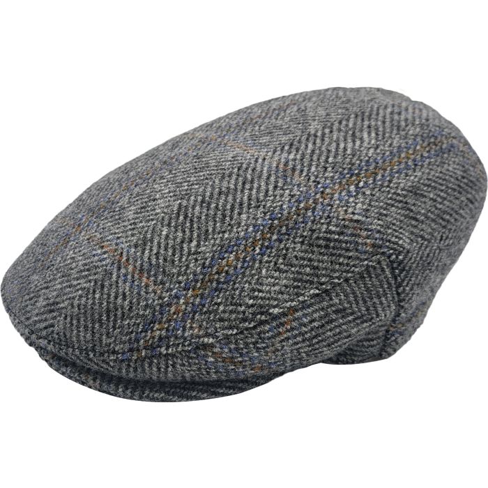 Classic Herringbone Checked Flat Cap