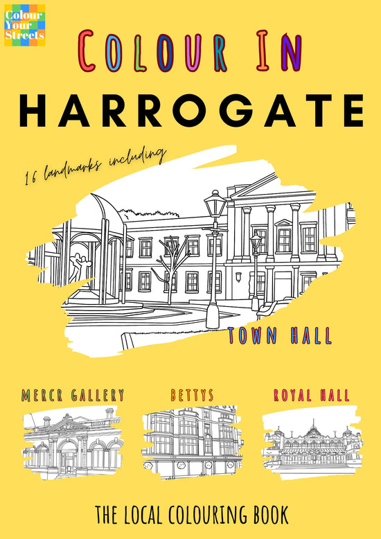 Colour in Harrogate A4 Colouring Book