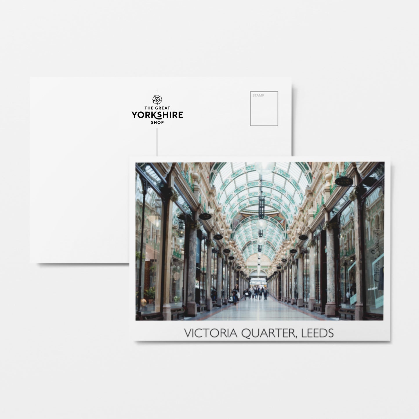 Load image into Gallery viewer, County Arcade Victoria Quarter Leeds Post Card - The Great Yorkshire Shop
