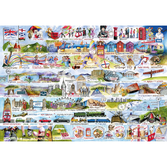 Cream Teas & Queuing 2000 Piece Jigsaw Puzzle - The Great Yorkshire Shop