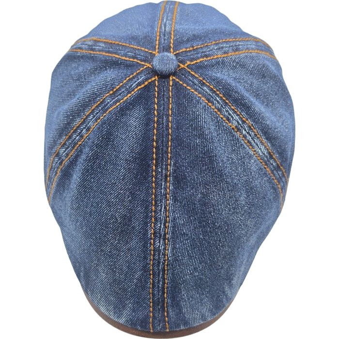 Denim Cotton Flat Cap