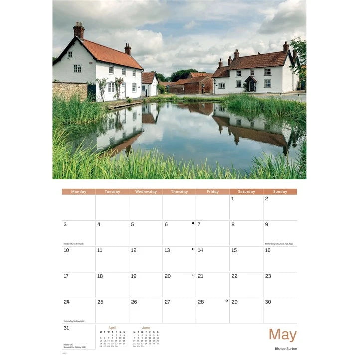 East Yorkshire 2027 A4 Calendar