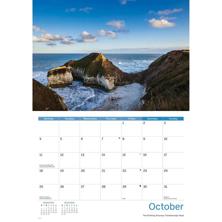 East Yorkshire 2027 A4 Calendar