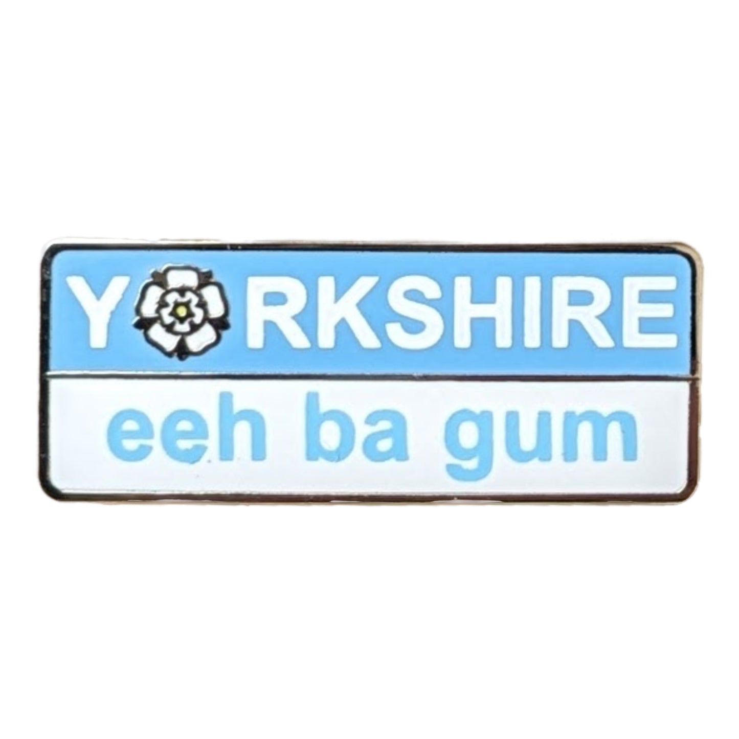 Eeh Ba Gum Yorkshire Phrase Pin Badge