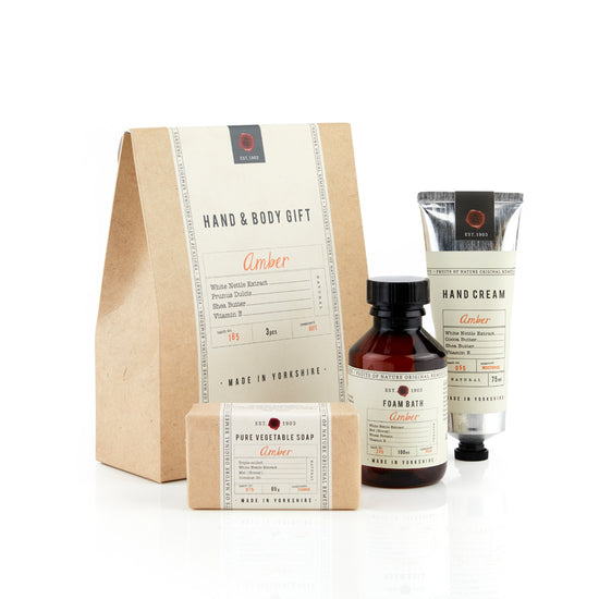 Amber Hand & Body Gift Set - The Great Yorkshire Shop