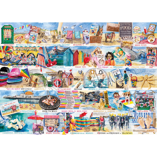 Deckchairs & Donkeys 1000 Piece Jigsaw Puzzle - The Great Yorkshire Shop
