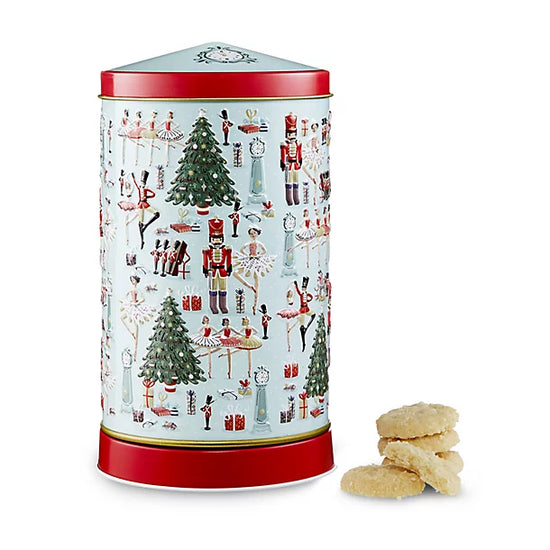 Musical Nutcracker Carousel Biscuit Tin