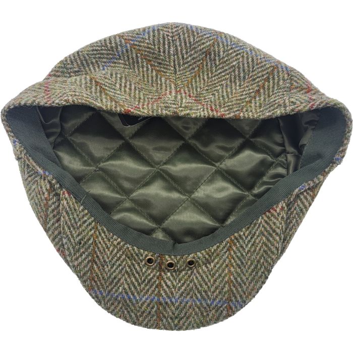 Classic Herringbone Checked Flat Cap