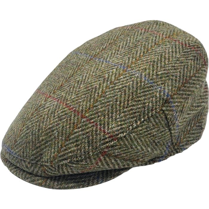 Classic Herringbone Checked Flat Cap