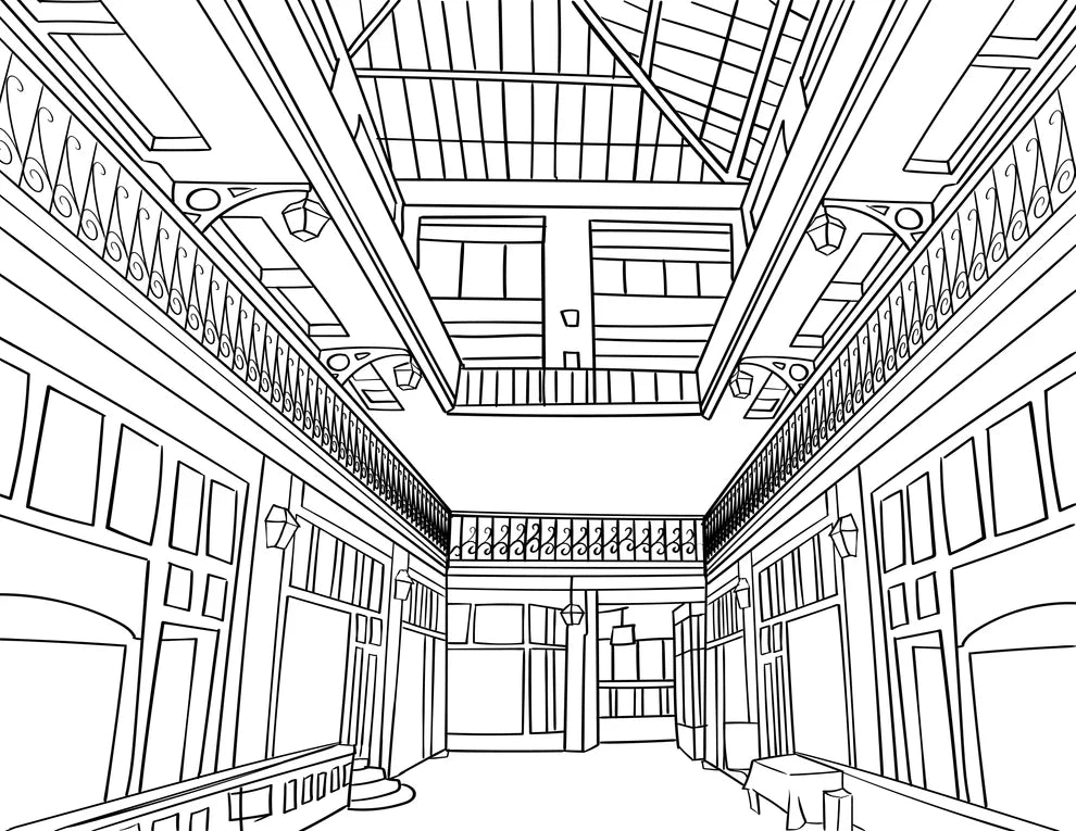 Colour in Huddersfield A4 Colouring Book