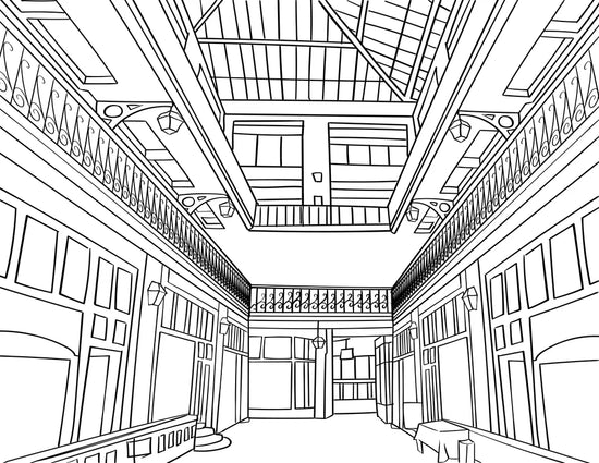 Colour in Huddersfield A4 Colouring Book