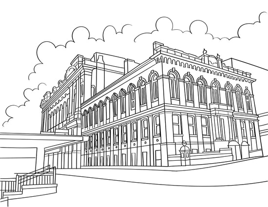 Colour in Huddersfield A4 Colouring Book