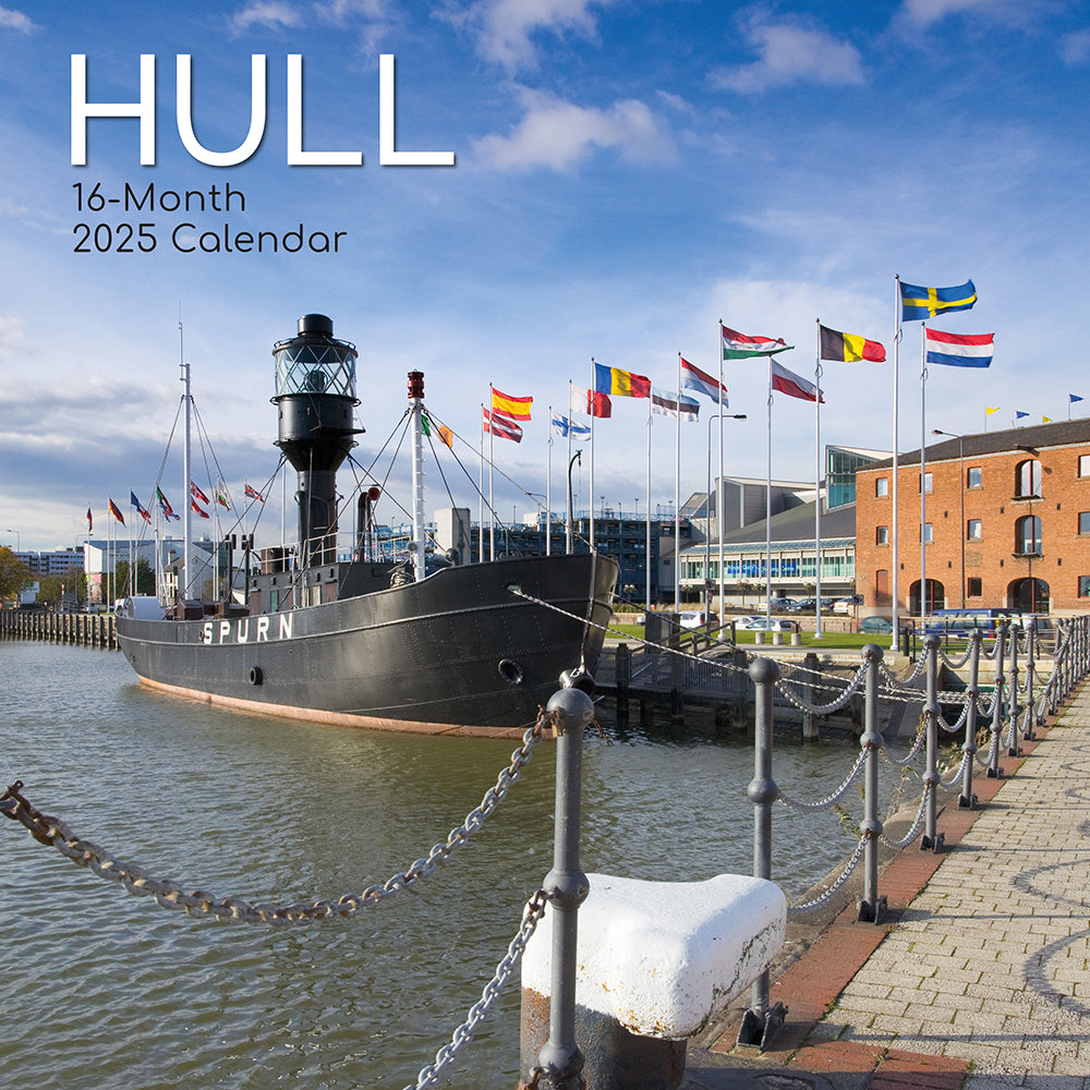 Hull 2025 Square Wall Calendar