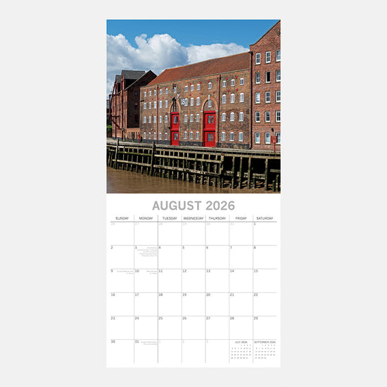 Hull 2026 Square Wall Calendar - The Great Yorkshire Shop