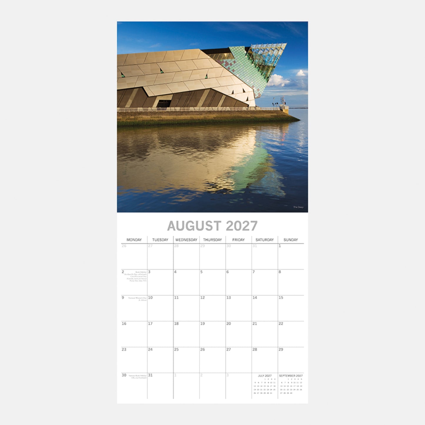 Hull 2027 Square Wall Calendar