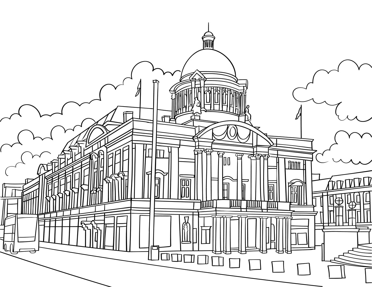 Colour in Hull A4 Colouring Book