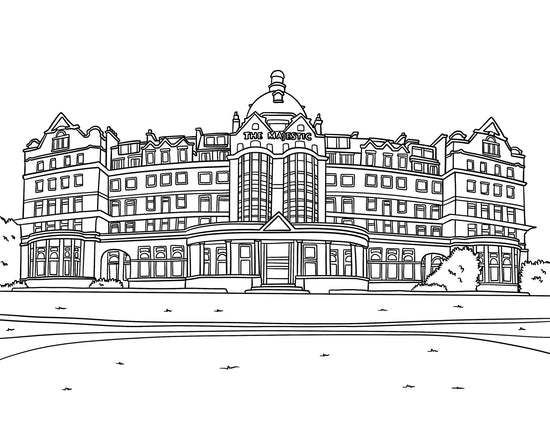 Colour in Harrogate A4 Colouring Book