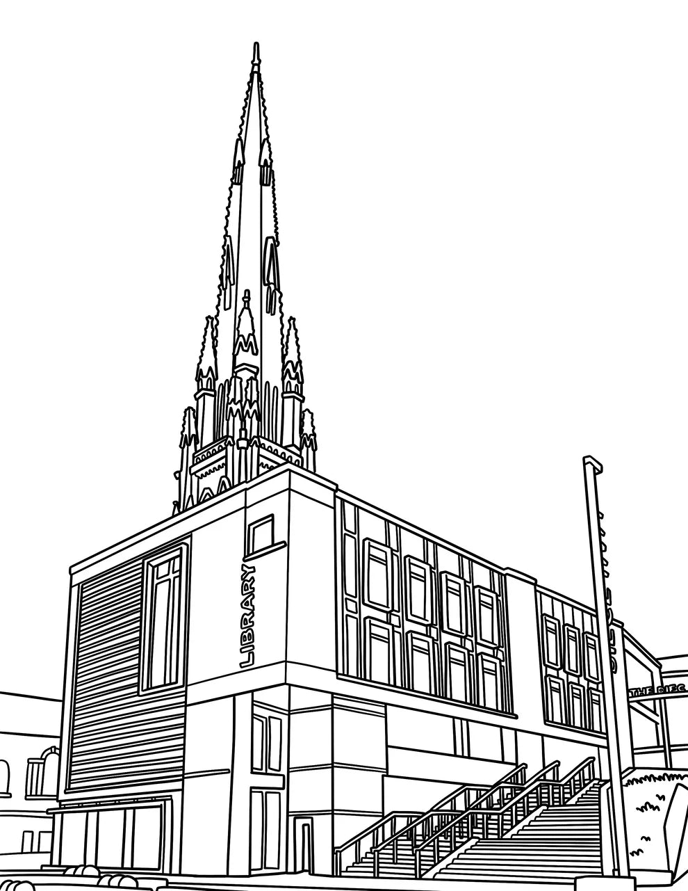 Colour in Halifax A4 Colouring Book