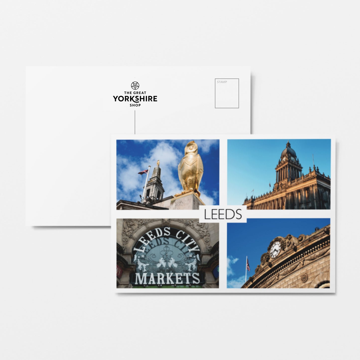 Leeds Architecture Multi Postcard - The Great Yorkshire Shop