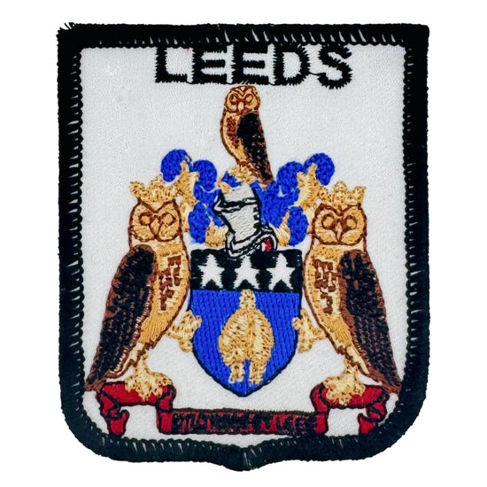 Leeds City Coat of Arms Embroidered Patch Badge