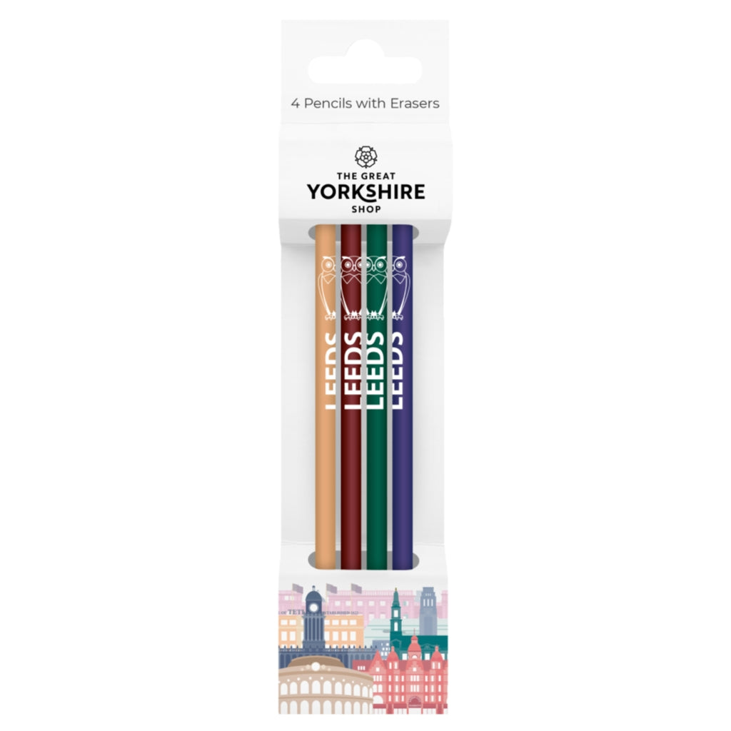 Leeds City Set of 4 Pencils