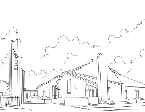 Colour in Middlesbrough A4 Colouring Book