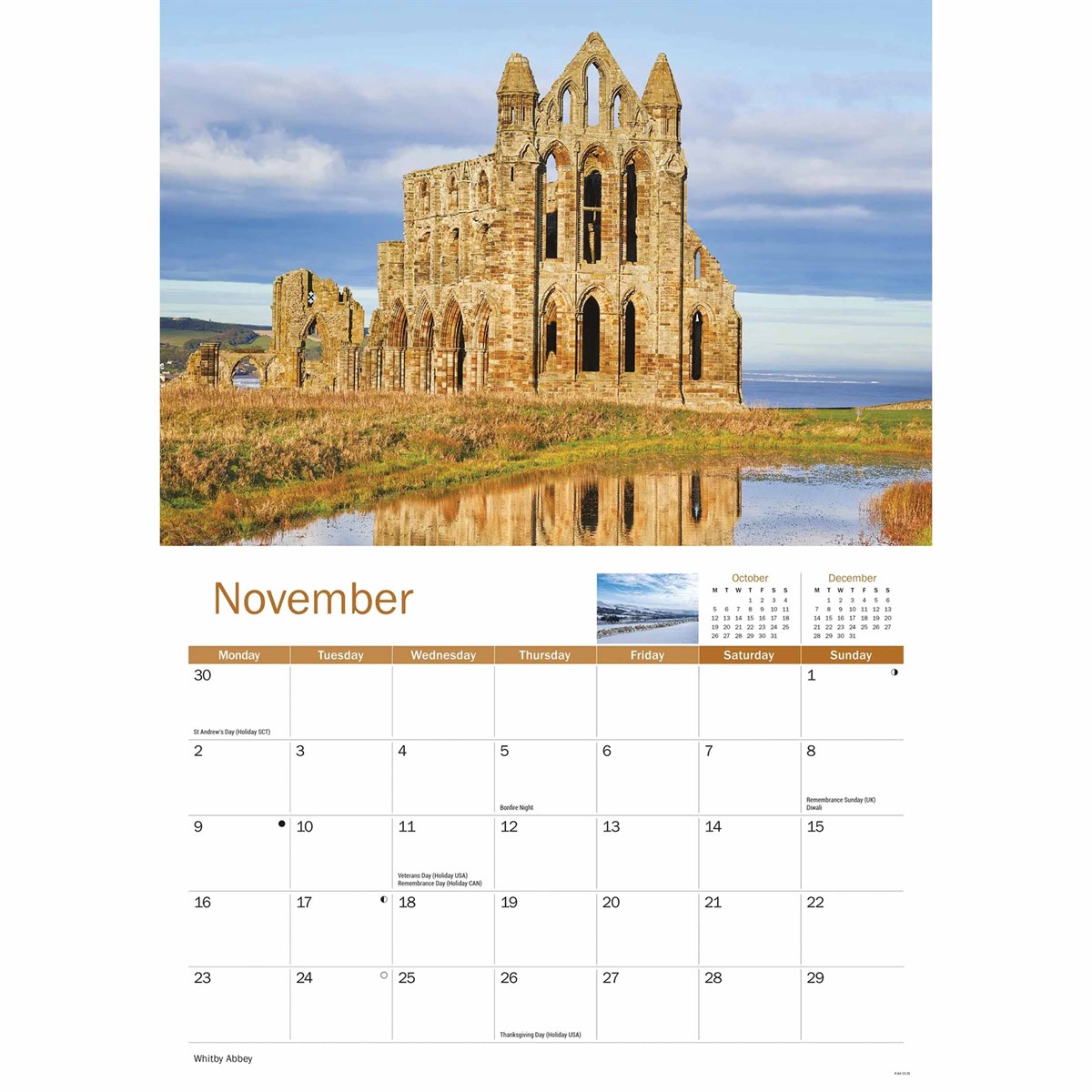 North York Moors 2026 A4 Calendar