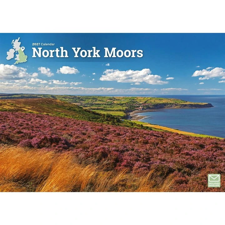 North York Moors 2027 A4 Calendar