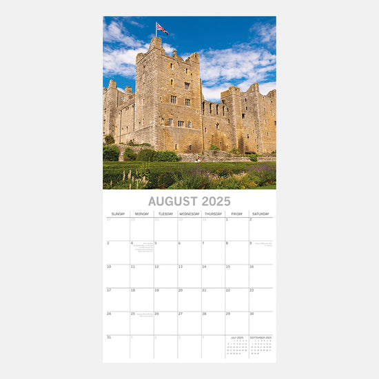 North Yorkshire Moors & Coast 2025 Square Wall Calendar