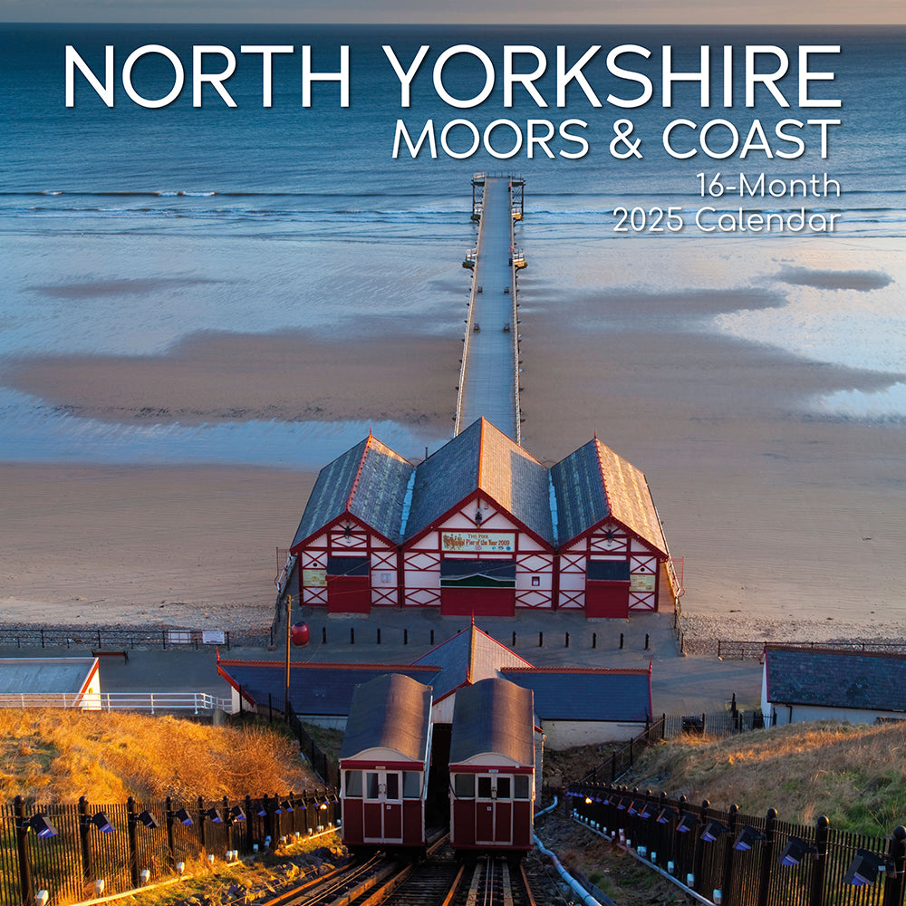 North Yorkshire Moors & Coast 2025 Square Wall Calendar