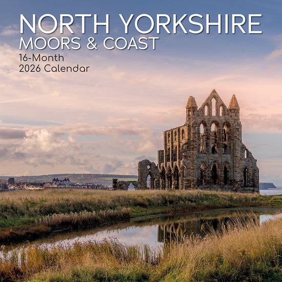 North Yorkshire Moors & Coast 2026 Square Wall Calendar