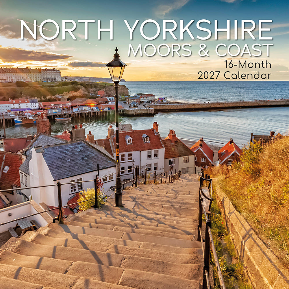 North Yorkshire Moors & Coast 2027 Square Wall Calendar