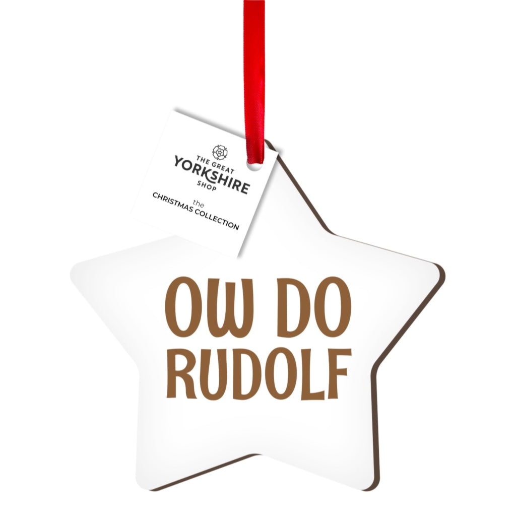 Ow Do Rudolf Wooden Decoration