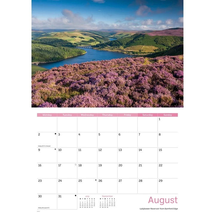 Peak District 2027 A4 Calendar