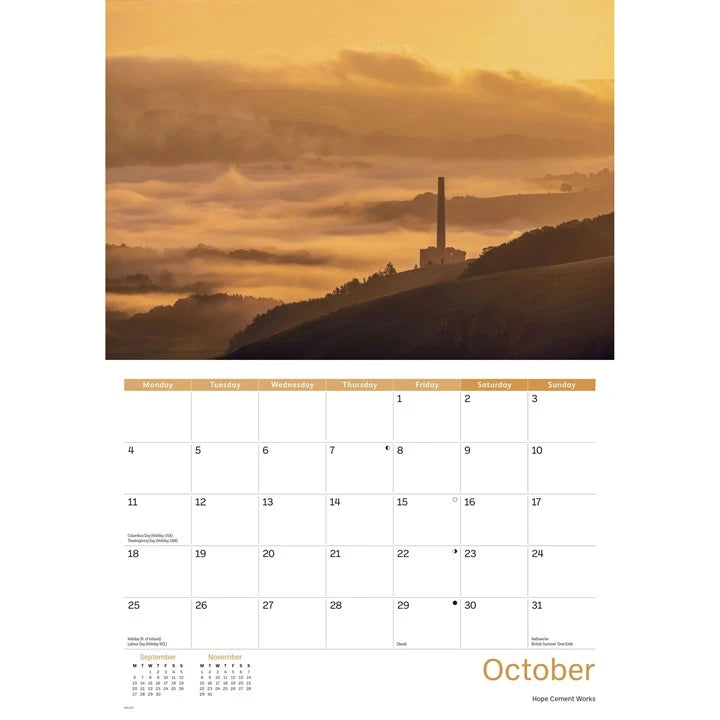 Peak District 2027 A4 Calendar
